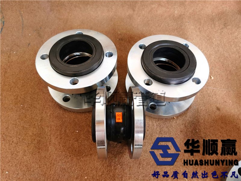 不(bú)鏽鋼橡膠軟接頭,橡膠軟接頭的型號,軟接(jiē)頭安裝示意圖