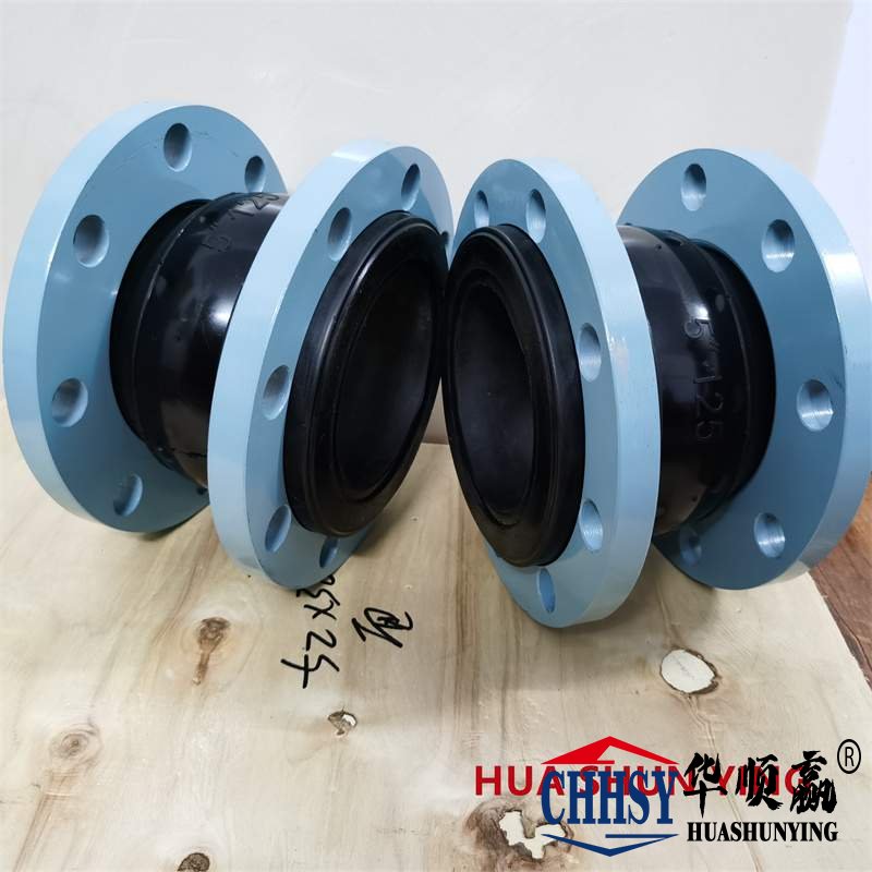 可曲撓橡膠接（jiē）頭，碳鋼法蘭橡膠接頭，循環水係統（tǒng）橡膠軟連接