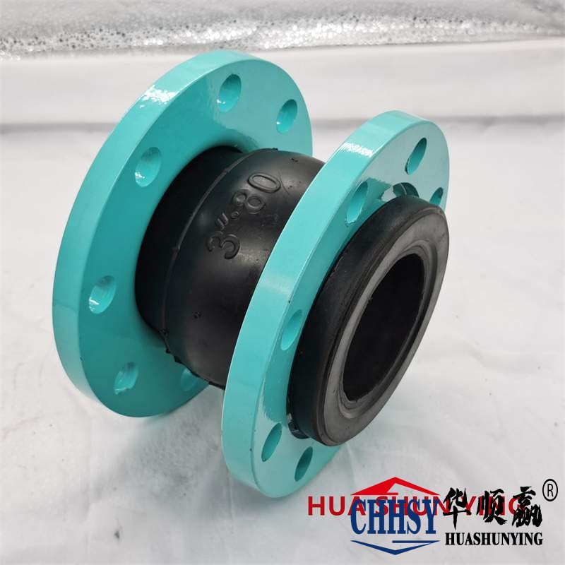 DN25橡膠軟接頭，碳鋼法蘭橡膠接頭，循環（huán）水係統橡膠軟連接